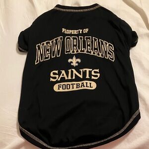 NFL New Orleans Saints Black & Gold Dog Jersey